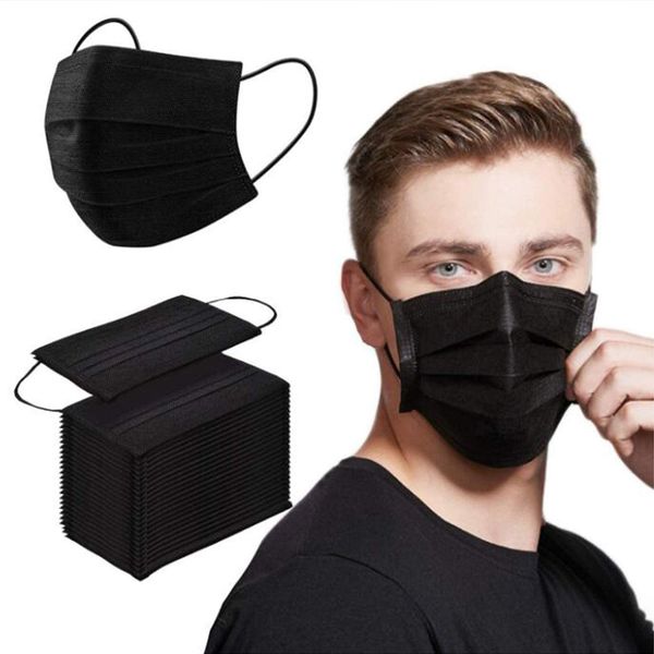 Disposable mask black 3-layer protective hygiene outdoor mask with ear hanging mouth American stock
Disposable mask black 3-layer protective hygiene outdoor mask with ear hanging mouth American stock