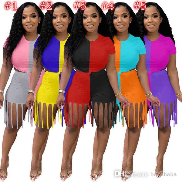 women's tracksuits summer women sports two pieces sets letter printed short sleeve t-shirt tassel shorts outfits fashion sportswear lad, Gray
women's tracksuits summer women sports two pieces sets letter printed short sleeve t-shirt tassel shorts outfits fashion sportswear lad, Gray