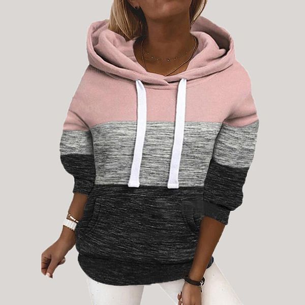 women's hoodies & sweatshirts women autumn winter long sleeve patchwork hooded pullover casual o-neck sweatshirt female outwear m-3xl, Black
women's hoodies & sweatshirts women autumn winter long sleeve patchwork hooded pullover casual o-neck sweatshirt female outwear m-3xl, Black
