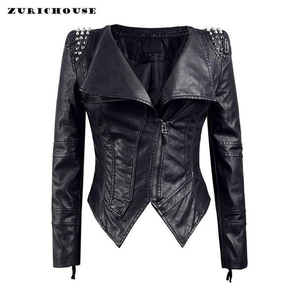 women's leather & faux zurichouse 2021 jacket women plus size 6xl european style punk rivet moto biker zipper woman, Black
women's leather & faux zurichouse 2021 jacket women plus size 6xl european style punk rivet moto biker zipper woman, Black