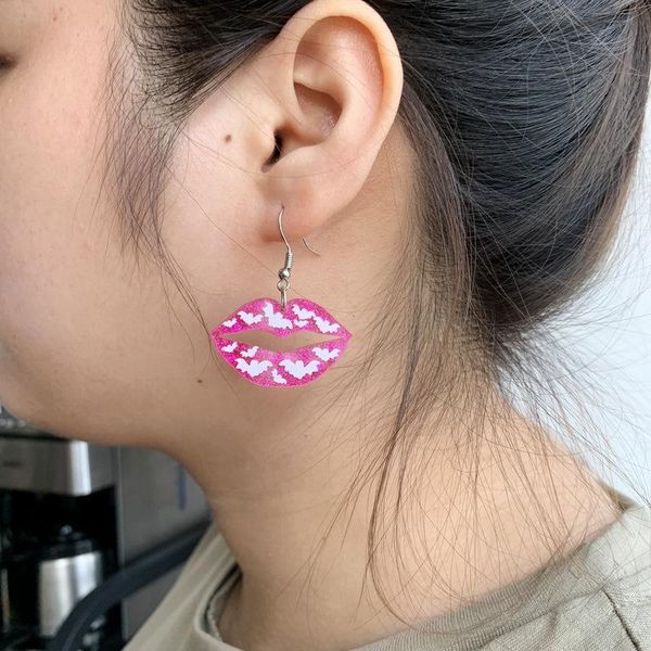 dangle & chandelier halloween acrylic retro bat glitter mouth jewelry earrings, Silver
dangle & chandelier halloween acrylic retro bat glitter mouth jewelry earrings, Silver