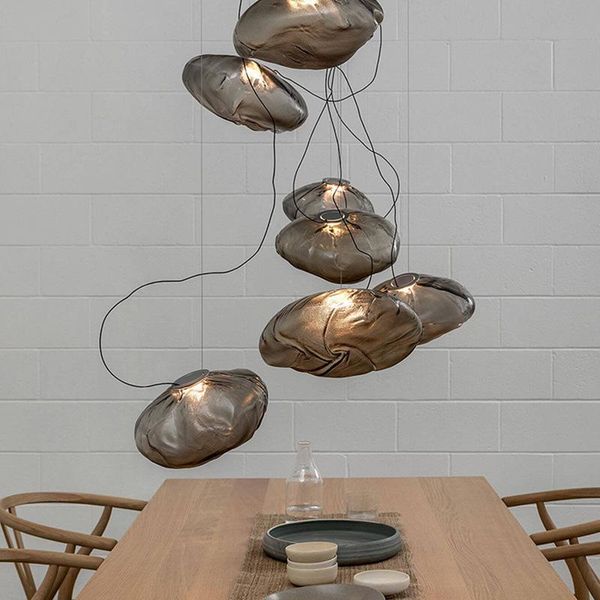 pendant lamps restaurant lamp bar counter personality light luxury glass chandelier nordic irregular blown art lampshade decoration
pendant lamps restaurant lamp bar counter personality light luxury glass chandelier nordic irregular blown art lampshade decoration