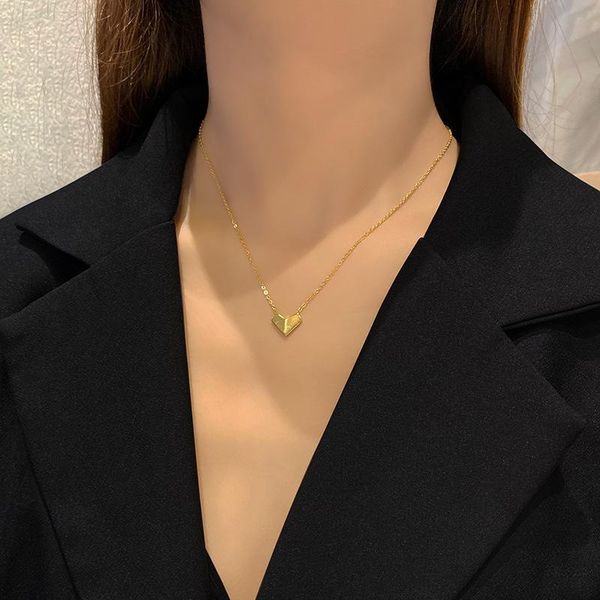 pendant necklaces love necklace for women 2021 korean fashion trend niche design high sense clavicle chain simple temperament jewelry, Silver
pendant necklaces love necklace for women 2021 korean fashion trend niche design high sense clavicle chain simple temperament jewelry, Silver