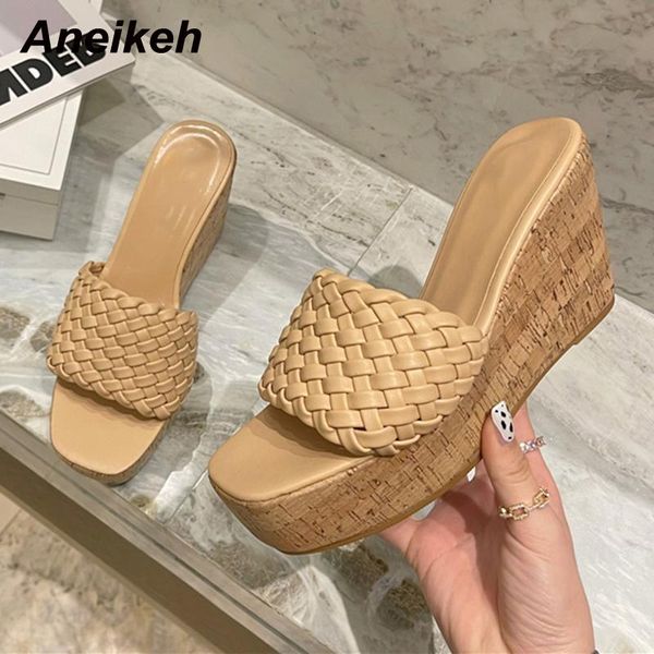 slippers aneikeh shoes for women 2021summer fashion peep toe wedges pu slides party shallow classics concise checkered platform, Black
slippers aneikeh shoes for women 2021summer fashion peep toe wedges pu slides party shallow classics concise checkered platform, Black