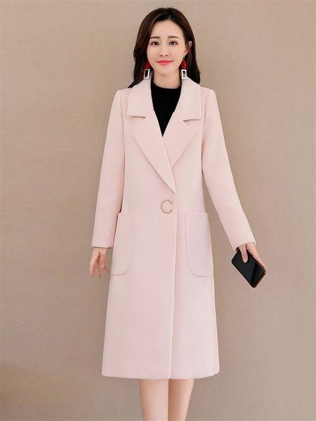 suit mode simple autumn and winter wool blazer jacket woman thin british office ladies long coat blend y584 iyxr, White;black
suit mode simple autumn and winter wool blazer jacket woman thin british office ladies long coat blend y584 iyxr, White;black