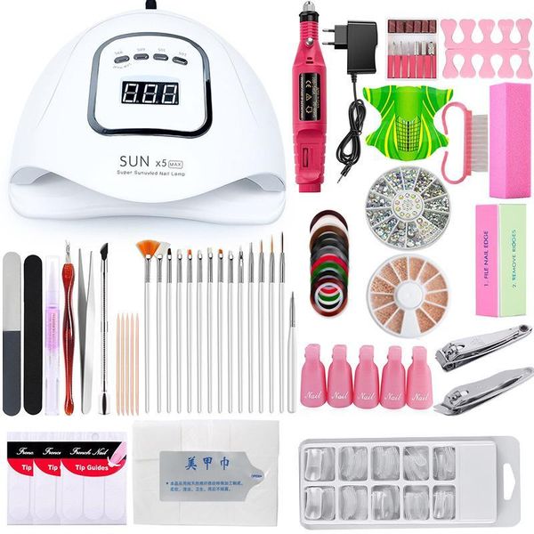 manicure set 80w nail uv led lamp dryer kit gel polish soak off pedicure electric drill machine file art tools1
manicure set 80w nail uv led lamp dryer kit gel polish soak off pedicure electric drill machine file art tools1