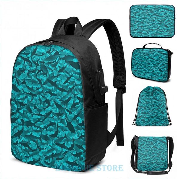 backpack funny graphic print sharks (3) usb charge men school bags women bag travel laptop
backpack funny graphic print sharks (3) usb charge men school bags women bag travel laptop