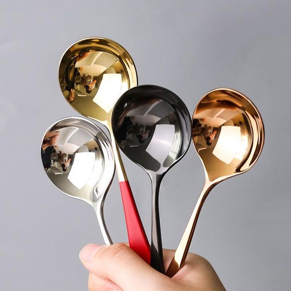 spoons stainless steel spoon 304 small round soup korean cute dessert fruit milk tea stirring short handle adult
spoons stainless steel spoon 304 small round soup korean cute dessert fruit milk tea stirring short handle adult