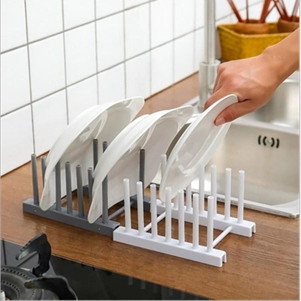 hooks & rails detachable dish drain lid rack plastic spoon holder pot shelf cooking plates pan cover stand kitchen accessories
hooks & rails detachable dish drain lid rack plastic spoon holder pot shelf cooking plates pan cover stand kitchen accessories