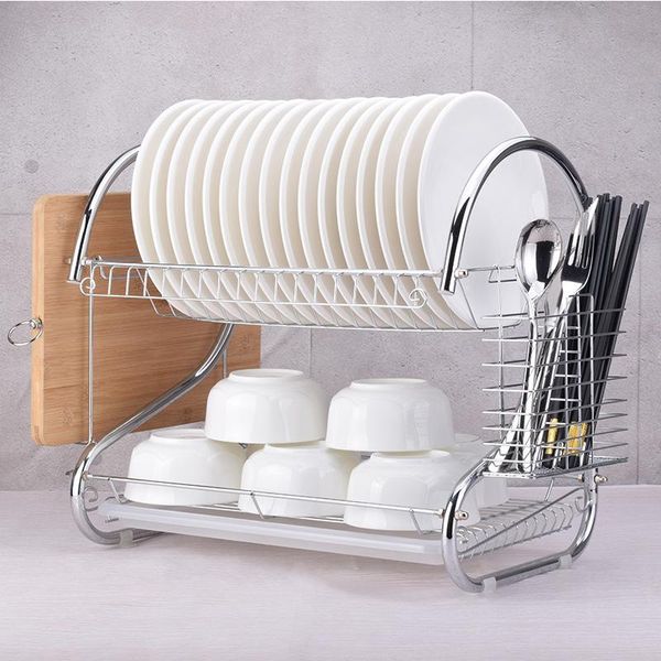 hooks & rails 2-character double-layer single-plate draining dish rack kitchenware storage iron art
hooks & rails 2-character double-layer single-plate draining dish rack kitchenware storage iron art