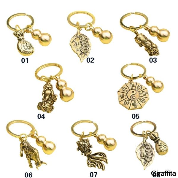 keychains brass fortune chinese feng shui antique coins keyring good soild gourd keychain wealth success jewelry 10 styles, Silver
keychains brass fortune chinese feng shui antique coins keyring good soild gourd keychain wealth success jewelry 10 styles, Silver
