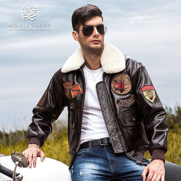 men's leather & faux 2021 dark brown genuine jacket men usaf military style europe size xxl natural thick cowhide winter paratrooper co, Black
men's leather & faux 2021 dark brown genuine jacket men usaf military style europe size xxl natural thick cowhide winter paratrooper co, Black