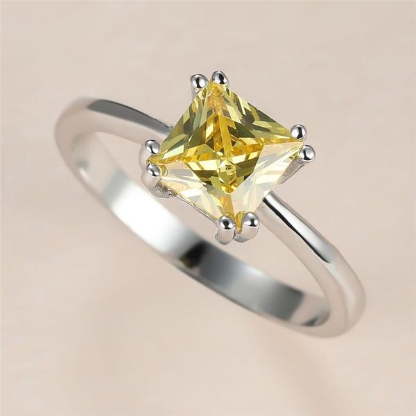 wedding rings luxury female yellow crystal stone ring charm silver color for women vintage bride square zircon engagement, Slivery;golden
wedding rings luxury female yellow crystal stone ring charm silver color for women vintage bride square zircon engagement, Slivery;golden