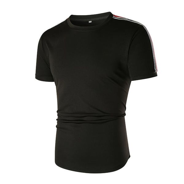 men's t-shirts t shirt men 100% cotton summer stripe short sleeved casual t-shirt black simple elastic breathable tees, White;black
men's t-shirts t shirt men 100% cotton summer stripe short sleeved casual t-shirt black simple elastic breathable tees, White;black