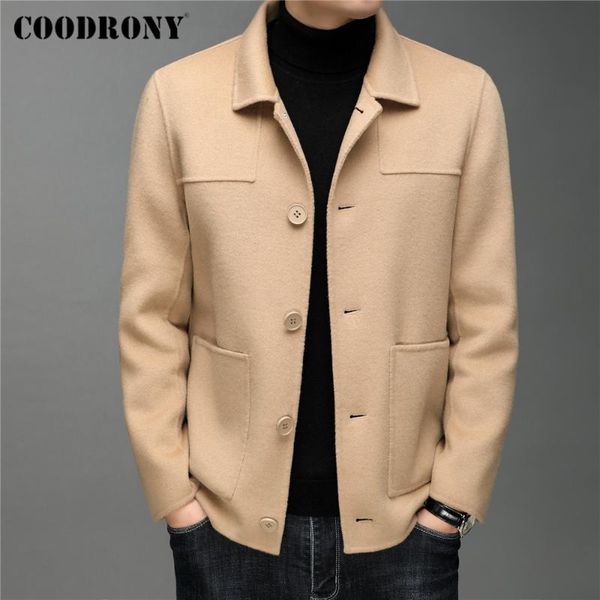 men's wool & blends coodrony brand autumn winter jacket trench soft warm coat men clothing arrival fashion casual big pocket overcoat c, Black
men's wool & blends coodrony brand autumn winter jacket trench soft warm coat men clothing arrival fashion casual big pocket overcoat c, Black