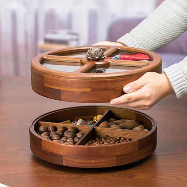 dishes & plates dried fruit box round with lid wooden rotating home living room deskmelon seeds snack storage wedding candy tray
dishes & plates dried fruit box round with lid wooden rotating home living room deskmelon seeds snack storage wedding candy tray