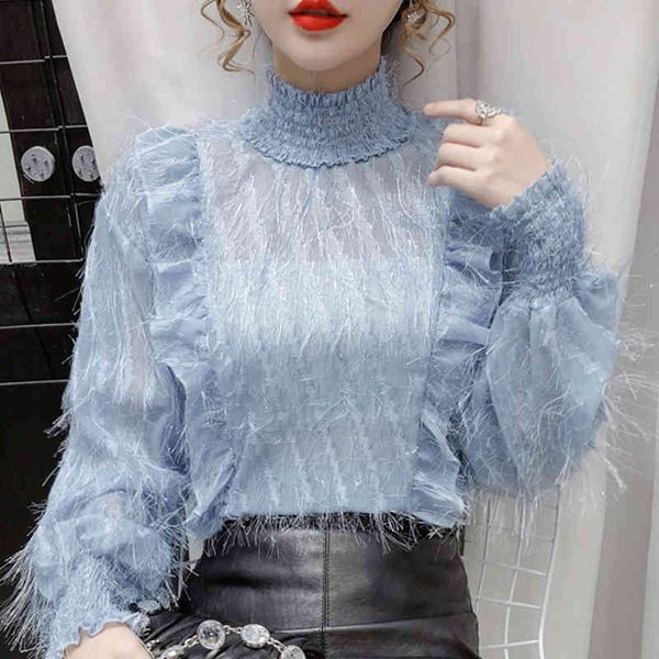 autumn long sleeve blouse women blusas mujer de moda ruffles turtleneck chiffon blouse shirt women blouses blusa e217 210426, White
autumn long sleeve blouse women blusas mujer de moda ruffles turtleneck chiffon blouse shirt women blouses blusa e217 210426, White