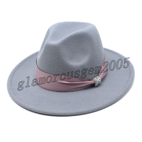 women's hat fashion ribbon decor jazz fedoras wide brim hat winter warm felt party dress hats solid wedding formal cap sombreros de muj, Blue;gray
women's hat fashion ribbon decor jazz fedoras wide brim hat winter warm felt party dress hats solid wedding formal cap sombreros de muj, Blue;gray