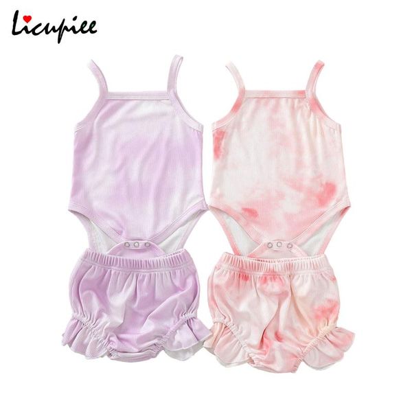 clothing sets 0-24 months solid print baby's set baby girls tie-dye clothes sleeveless square collar sling romper + short pants ruffles, White
clothing sets 0-24 months solid print baby's set baby girls tie-dye clothes sleeveless square collar sling romper + short pants ruffles, White