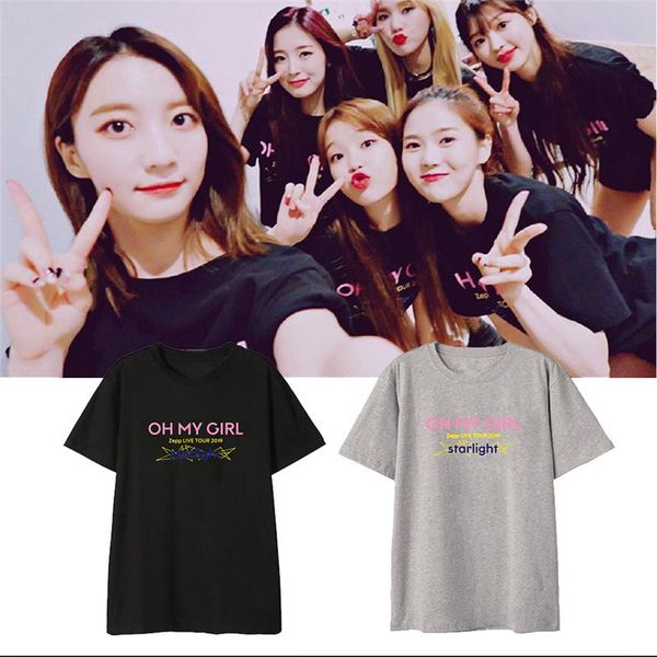 women's t-shirt korean kpop oh my girl live tour starlight shirts women streetwear hiphop k- tshirt t shirt short sleeve, White
women's t-shirt korean kpop oh my girl live tour starlight shirts women streetwear hiphop k- tshirt t shirt short sleeve, White