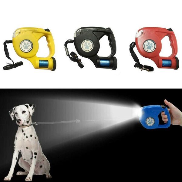 4.5m pet puppy cat leash for small medium dog flexible retractable contraction tow rope with led and garbage bag collars & l leashes
4.5m pet puppy cat leash for small medium dog flexible retractable contraction tow rope with led and garbage bag collars & l leashes