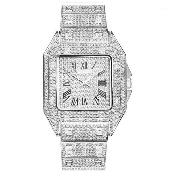 diamond couple watch clock hip hop gold stainless steel for men and women quartz luxury ice outside wristwatches, Slivery;brown
diamond couple watch clock hip hop gold stainless steel for men and women quartz luxury ice outside wristwatches, Slivery;brown