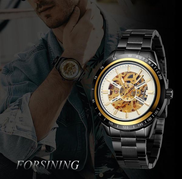 wristwatches forsining brand watches luxury men stainless steel luminous mechanical skeleton automatic watch sports clcok male relogio, Slivery;brown
wristwatches forsining brand watches luxury men stainless steel luminous mechanical skeleton automatic watch sports clcok male relogio, Slivery;brown