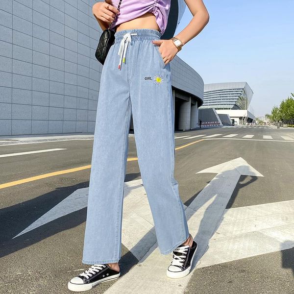loose plus size wide leg jeans women boyfriend high waist pants spring fall winter cotton denim streetwear women's, Blue
loose plus size wide leg jeans women boyfriend high waist pants spring fall winter cotton denim streetwear women's, Blue