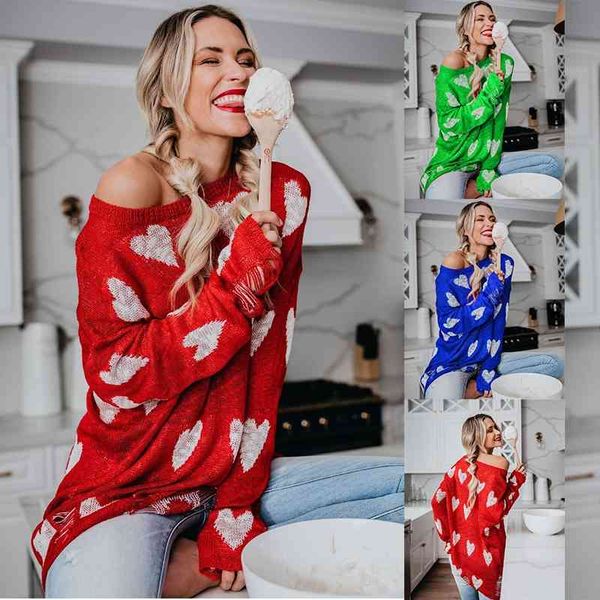 off the shoulder sweater long sleeve loose red knit heart women oversized cut-out s womens pullover 210603, White;black
off the shoulder sweater long sleeve loose red knit heart women oversized cut-out s womens pullover 210603, White;black