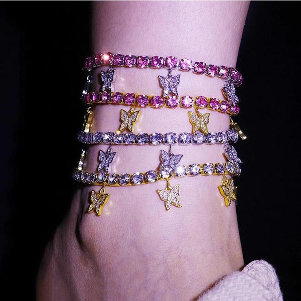 anklets ins fashion butterfly anklet rhinestone tennis chain foot jewelry for women summer beach barefoot, Red;blue
anklets ins fashion butterfly anklet rhinestone tennis chain foot jewelry for women summer beach barefoot, Red;blue
