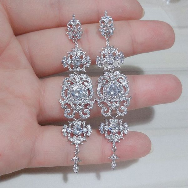 rakol 2021 luxury aaa cubic zircon flower long dangle hollow earrings women girl wedding dress jewelry accessories re62311k, Golden
rakol 2021 luxury aaa cubic zircon flower long dangle hollow earrings women girl wedding dress jewelry accessories re62311k, Golden