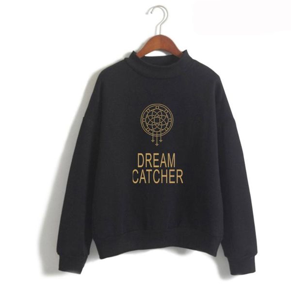 women's hoodies & sweatshirts dreamcatcher kpop fashion print turtleneck women/men long sleeve 2021 casual streetwear clothes, Black
women's hoodies & sweatshirts dreamcatcher kpop fashion print turtleneck women/men long sleeve 2021 casual streetwear clothes, Black