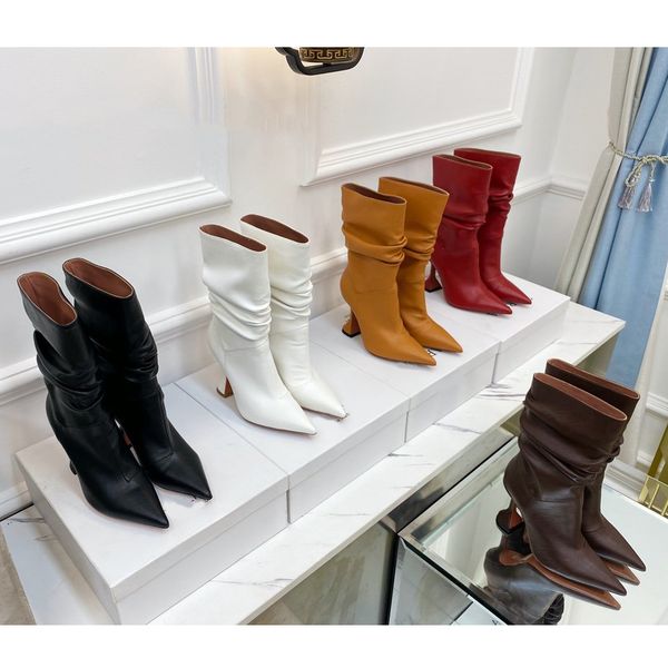 designer women's shoes fashion brand casual high-heel luxury high boots size 35-42, Red;white
designer women's shoes fashion brand casual high-heel luxury high boots size 35-42, Red;white