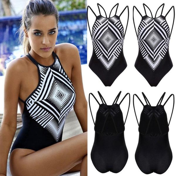 women summer one piece swimsuit monokini stripe swimwear push up padded striped bathing suit one-piece suits
women summer one piece swimsuit monokini stripe swimwear push up padded striped bathing suit one-piece suits