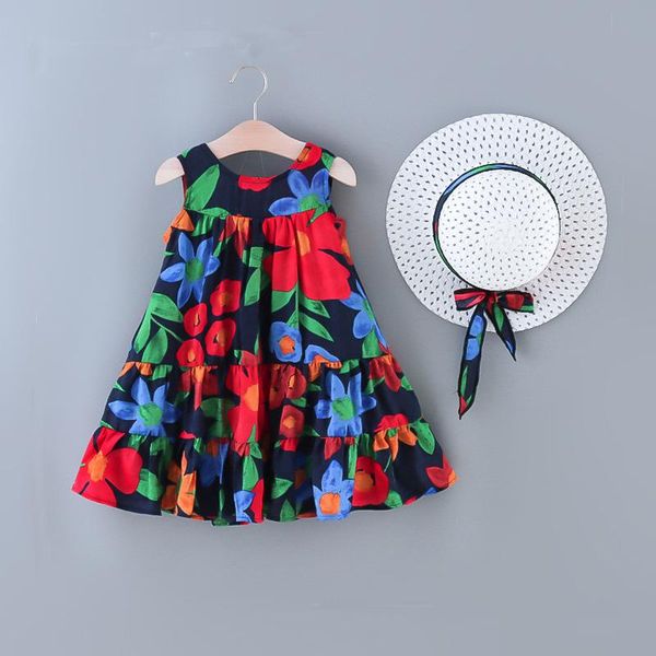 girl's dresses girls floral dress summer fashion doll 2021 seaside holiday casual white blue princess clothes, Red;yellow
girl's dresses girls floral dress summer fashion doll 2021 seaside holiday casual white blue princess clothes, Red;yellow