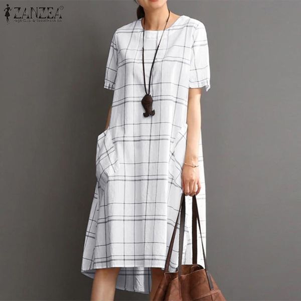 casual dresses elegant asymmetrical sundress zanzea summer vintage women o neck short sleeve plaid checked dress femme shirt vestido tunic r, Black;gray
casual dresses elegant asymmetrical sundress zanzea summer vintage women o neck short sleeve plaid checked dress femme shirt vestido tunic r, Black;gray