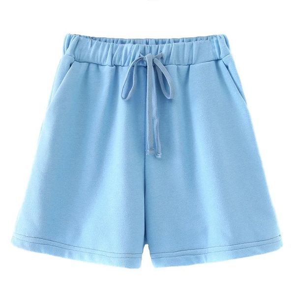 solid color casual shorts women elastic high waist sweatpants fashion blue bottoms short mujer women's, White;black
solid color casual shorts women elastic high waist sweatpants fashion blue bottoms short mujer women's, White;black