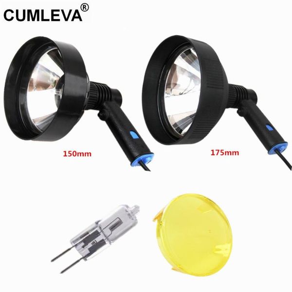 ultra powerful marine light 100w halogen lamp 12v hunting fishing spotlight reflector 6"7" adjustable beam portable lanterns
ultra powerful marine light 100w halogen lamp 12v hunting fishing spotlight reflector 6"7" adjustable beam portable lanterns