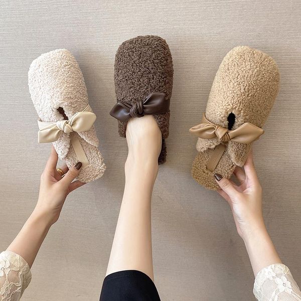 slippers shoes woman 2021 cover toe flock casual butterfly-knot pantofle low fur flip flops luxury plush rubb, Black
slippers shoes woman 2021 cover toe flock casual butterfly-knot pantofle low fur flip flops luxury plush rubb, Black
