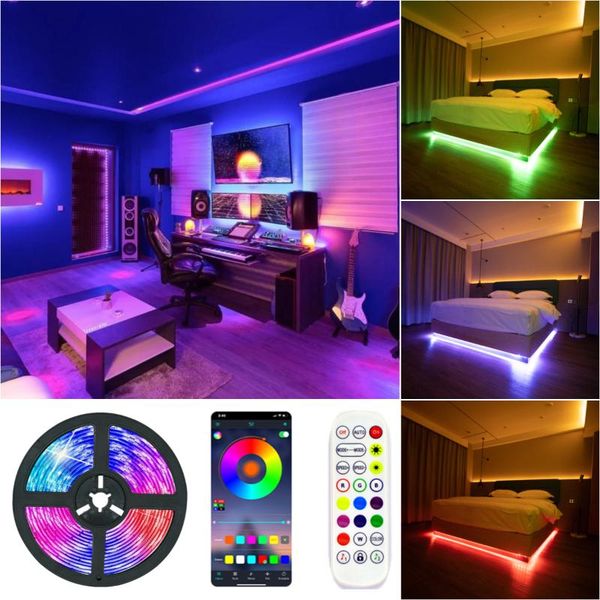 strips led strip lights rgb lamp light flexible tape diode5m dc12v for festival party room decor holiday decoration
strips led strip lights rgb lamp light flexible tape diode5m dc12v for festival party room decor holiday decoration