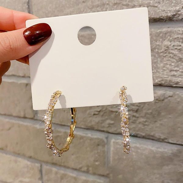 hoop & huggie korea fashion earrings for women rhinestone exaggerated wild shiny earring bar rock party wedding jewelry accessories, Golden;silver
hoop & huggie korea fashion earrings for women rhinestone exaggerated wild shiny earring bar rock party wedding jewelry accessories, Golden;silver