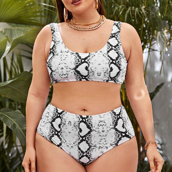 women's swimwear snake skin high waist bikini push up scoop swimsuit 2021 two piece bathing suit beach wear biquini, White;black
women's swimwear snake skin high waist bikini push up scoop swimsuit 2021 two piece bathing suit beach wear biquini, White;black