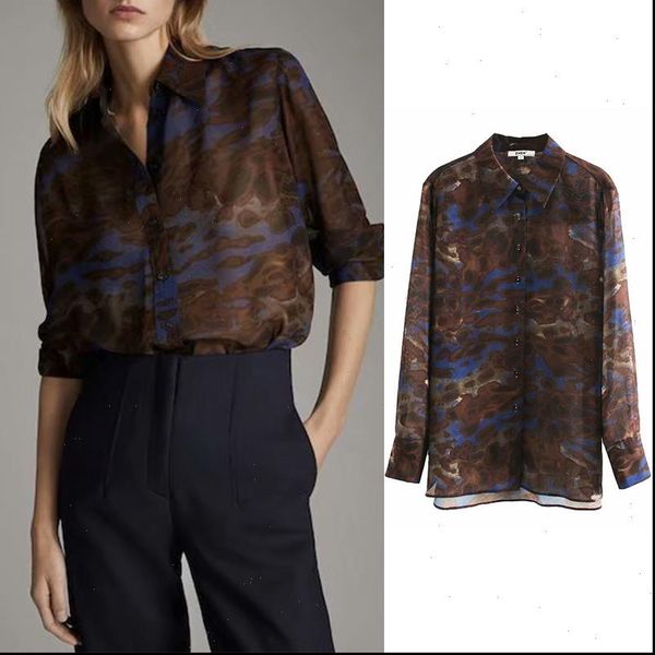 womens women shirts shirt chiffon za fashion camouflage print single button long sleeve turn down collar casual lady boluse, White
womens women shirts shirt chiffon za fashion camouflage print single button long sleeve turn down collar casual lady boluse, White