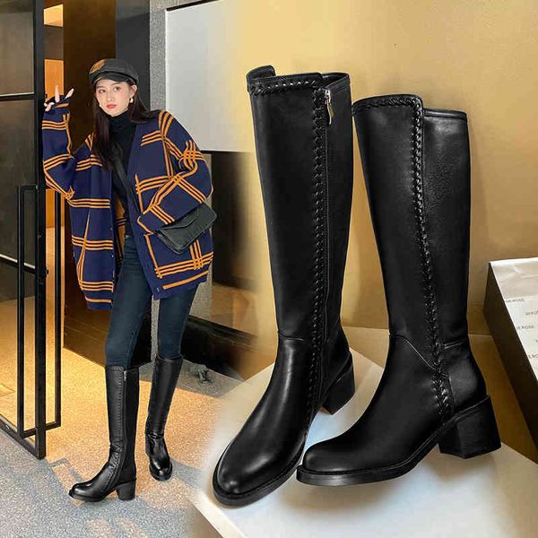 boots knee-boots woman high natural leather 22-25cm upper toe roundfoot heel thick womens riding standard boots/boot tube zd09, Black
boots knee-boots woman high natural leather 22-25cm upper toe roundfoot heel thick womens riding standard boots/boot tube zd09, Black