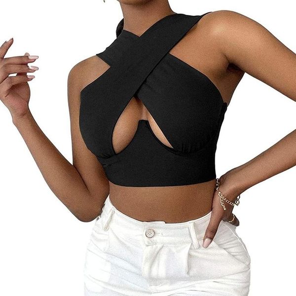 women's tanks & camis womens criss cross tank women summer sleeveless fashion hollow out backless super-short tee shirt casual, White
women's tanks & camis womens criss cross tank women summer sleeveless fashion hollow out backless super-short tee shirt casual, White