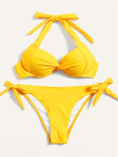 womens underwired push up yellow bikini ties halter two piece swimsuit bathing suit for women swimming suitsby air
womens underwired push up yellow bikini ties halter two piece swimsuit bathing suit for women swimming suitsby air