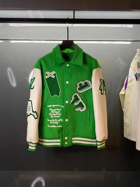 running jackets 2021 fw designer baseball jacket green men and women fashion casual harajuku oversized, Black;red
running jackets 2021 fw designer baseball jacket green men and women fashion casual harajuku oversized, Black;red