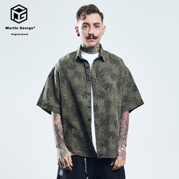 men's casual shirts 2021 blouse cardigans vintage hip-hop shirt summer short sleeve jacket fashion leaf pattern camo sleeves, White;black
men's casual shirts 2021 blouse cardigans vintage hip-hop shirt summer short sleeve jacket fashion leaf pattern camo sleeves, White;black
