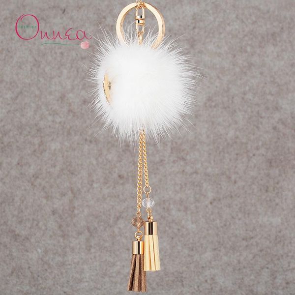 onnea luxurious leather tassels bag hanging fur ball key chains alloy ring keychains jewelry for bags car decoration, Silver
onnea luxurious leather tassels bag hanging fur ball key chains alloy ring keychains jewelry for bags car decoration, Silver