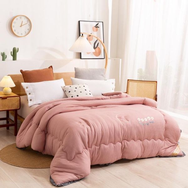 comforters & sets luxurious lattice winter quilts down quilt double 100% microfiber filling duvet core for adults warm blanket thickened bed
comforters & sets luxurious lattice winter quilts down quilt double 100% microfiber filling duvet core for adults warm blanket thickened bed